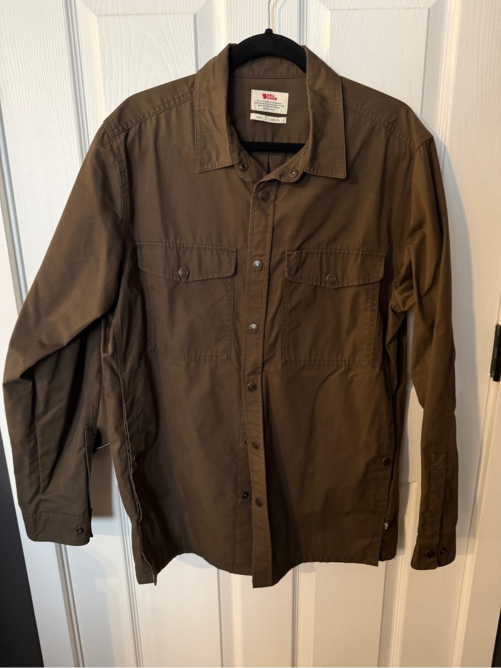 Fjallraven Men's Brown Button-Front Field Jacket
